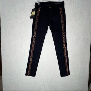 Rag & Bone Jeans Sz 28 Women’s Skinny Bengal Midnight side embroidery NWT